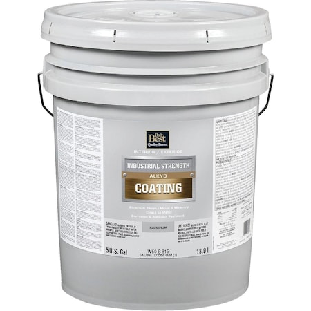 All-Source Aluminum Alkyd Industrial Coating, 5 Gal. W50S00815-20